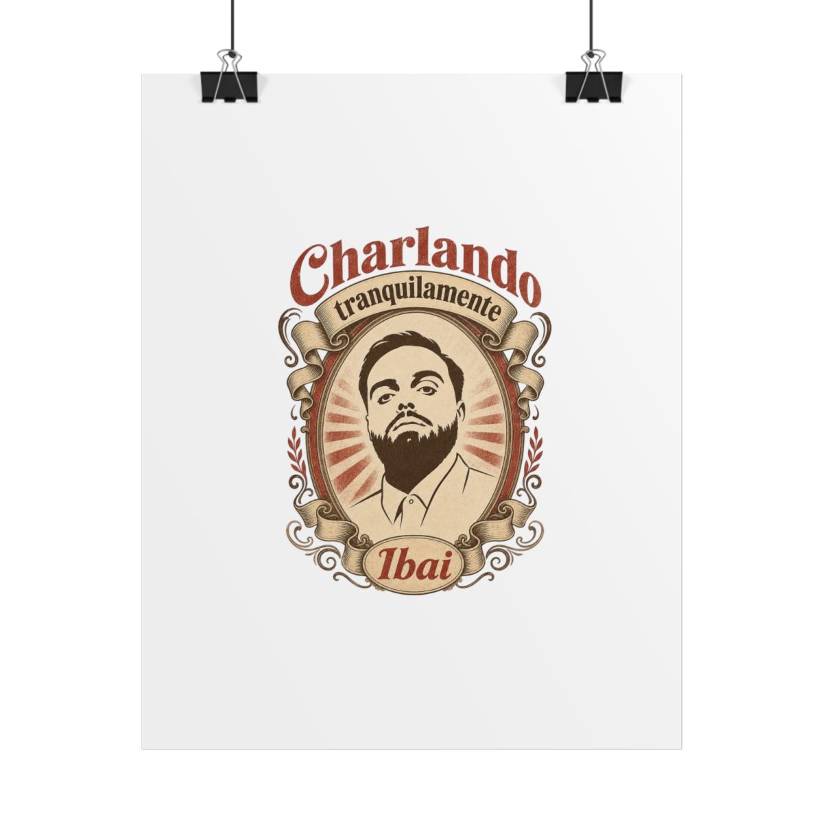 Ibai "Charlando tranquilamente" Poster