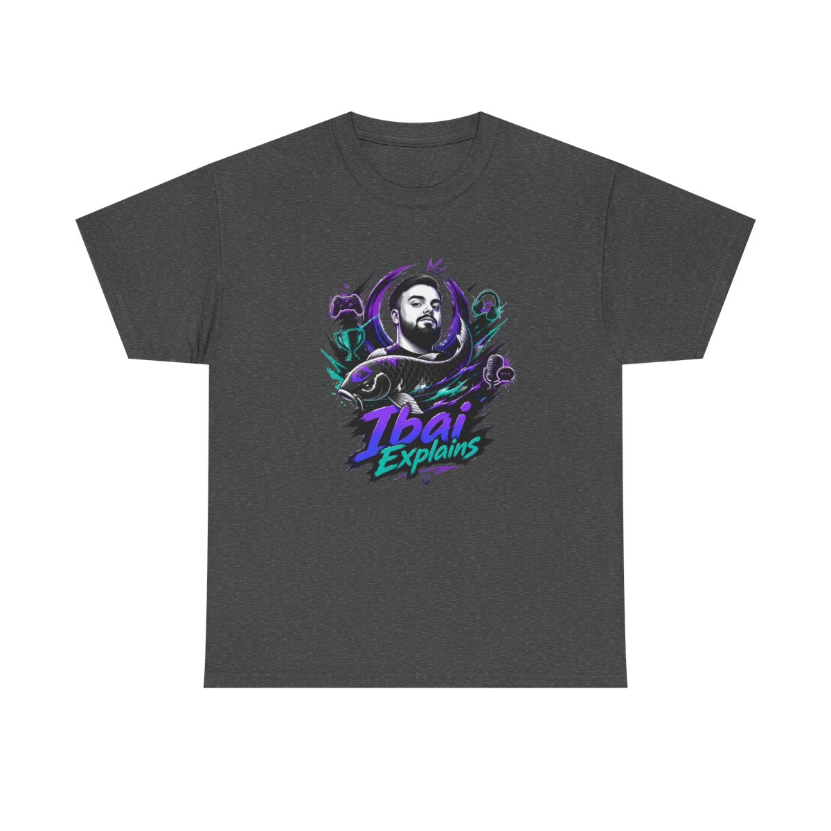Ibai "Ibai Explains" Unisex Tee - alternate angle 2, merchandise