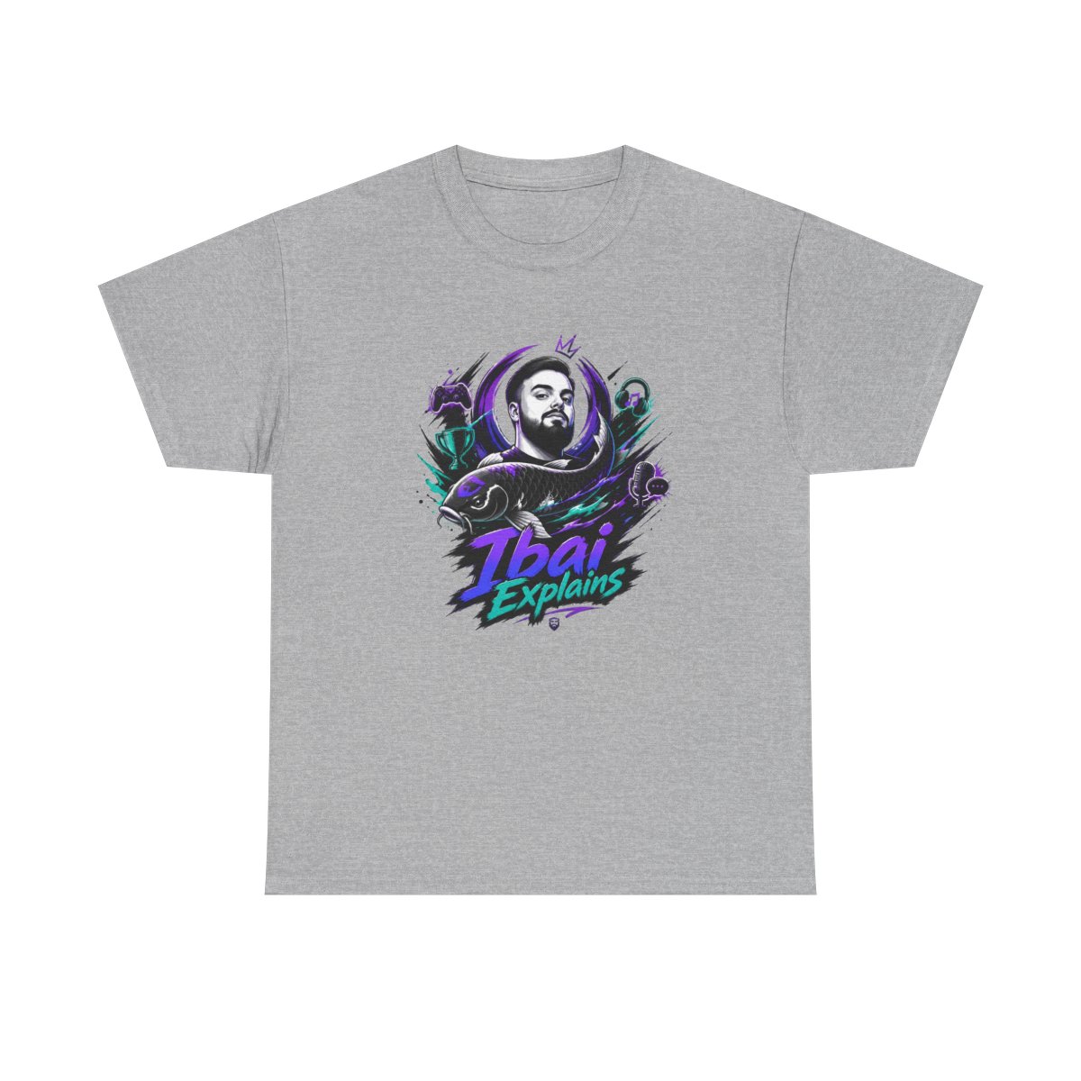 Ibai "Ibai Explains" Unisex Tee - alternate angle 3, merchandise