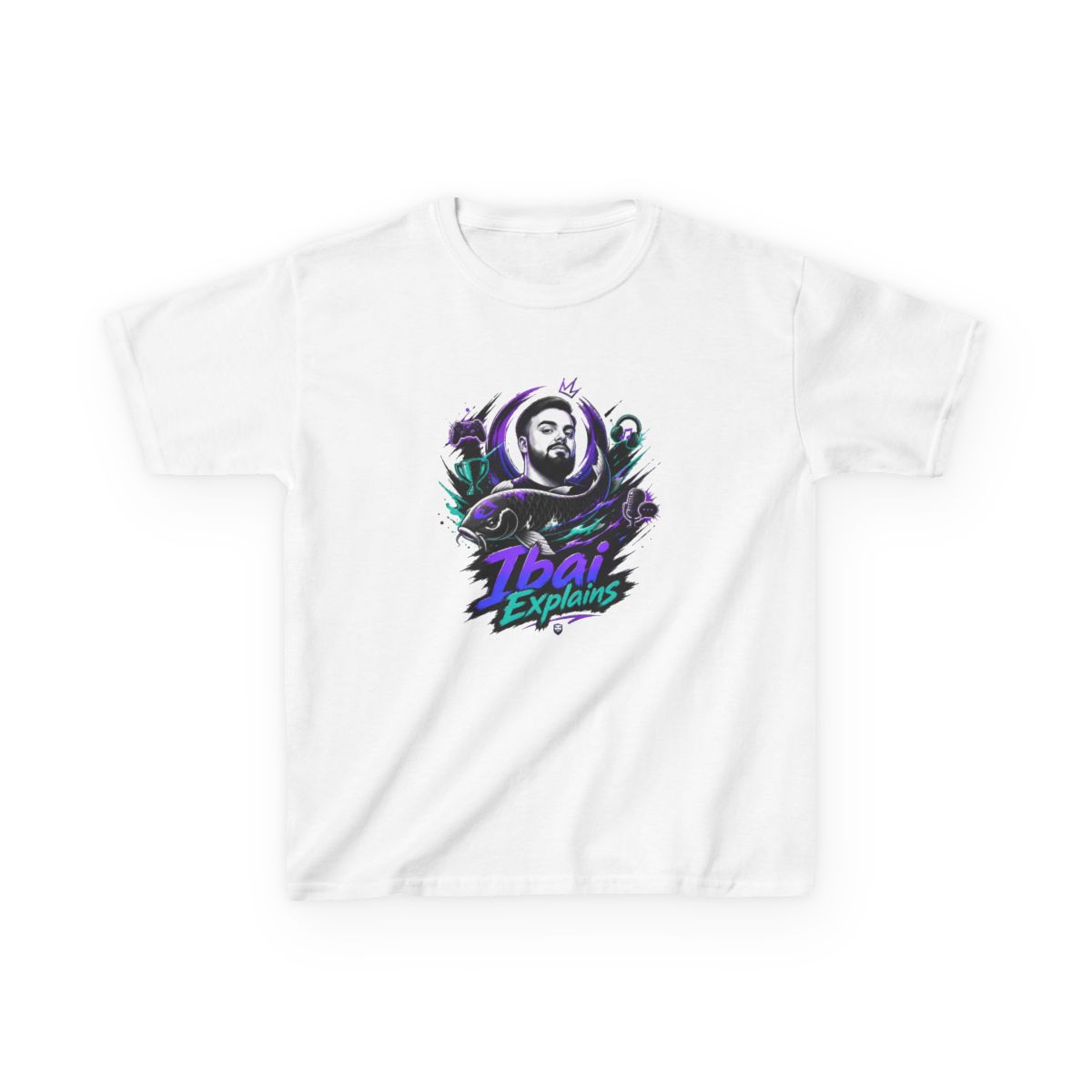 Ibai "Ibai Explains" Unisex Kids Tee